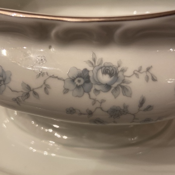 Vintage Johann Haviland Bavaria Germany / Blue Garland / gravy boat - Picture 5 of 5